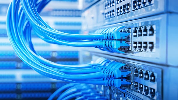 Structured network cabling and network switches